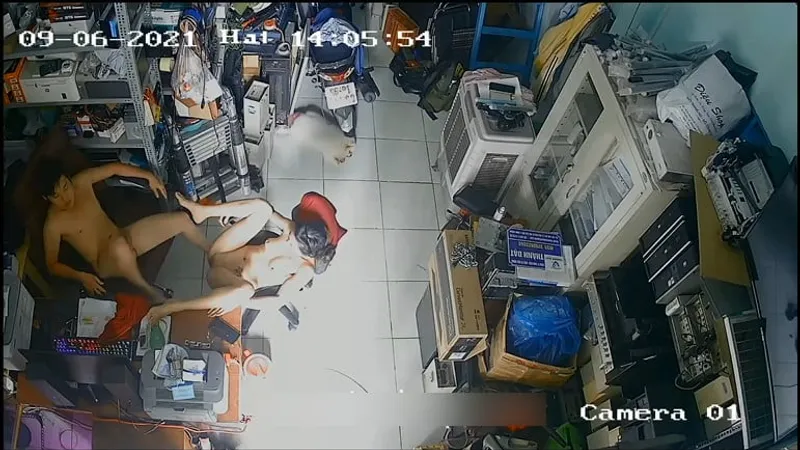 Vợ yêu Người chồng quan hệ nhau trong của cu máy tính